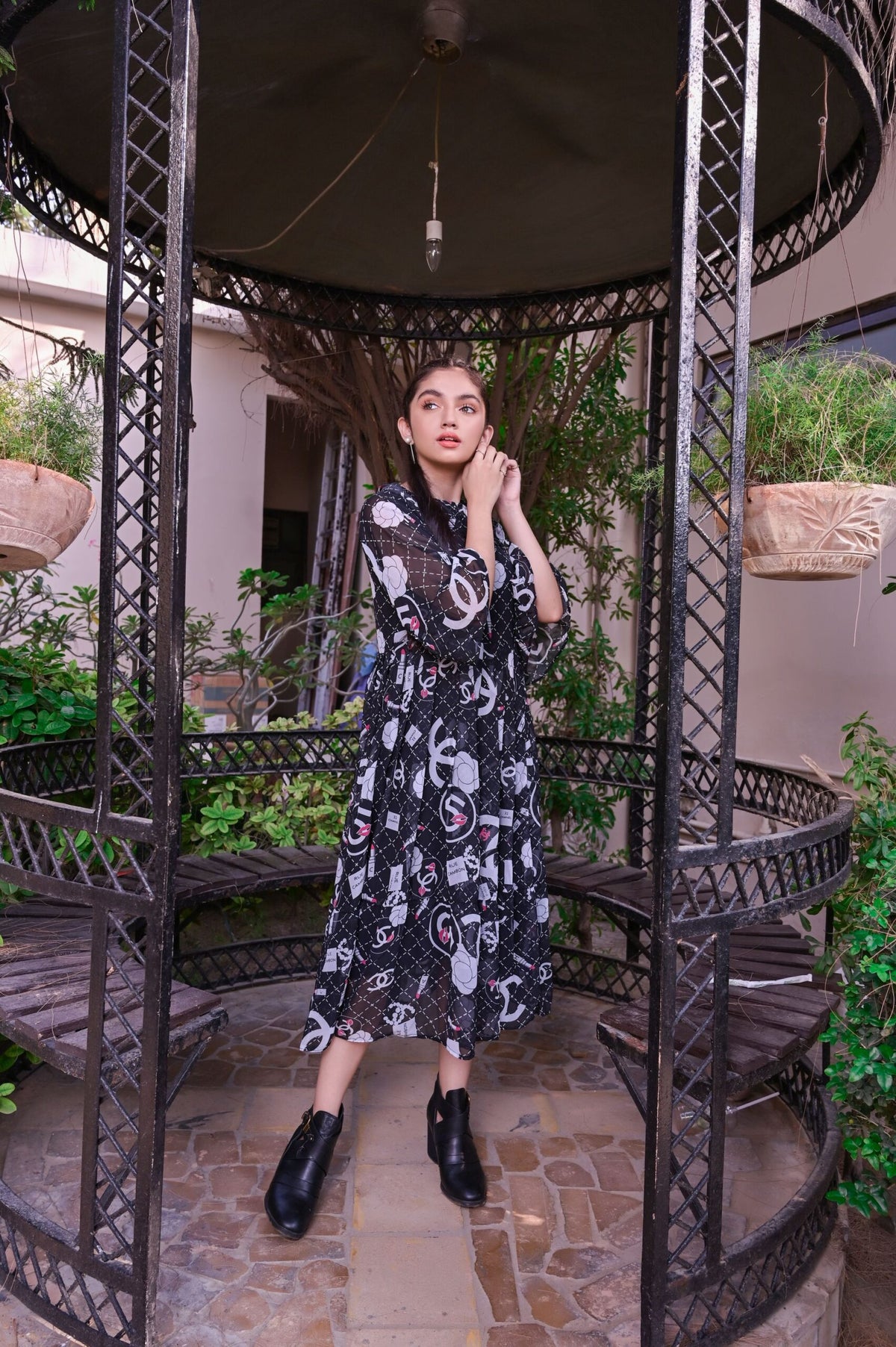 Casual Maxi Dress For Girls # 10206