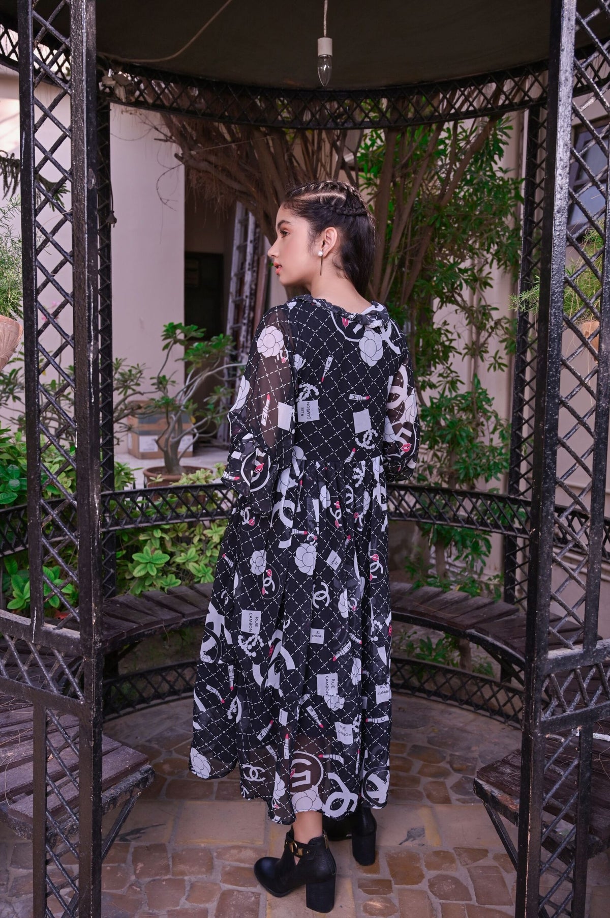 Casual Maxi Dress For Girls # 10206
