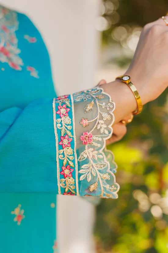 Crimson- Luxury Embroidered 2 Piece Lawn Dress