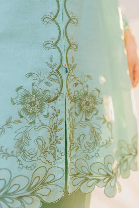 Aura- Luxury Embroidered 2 Piece Lawn Dress