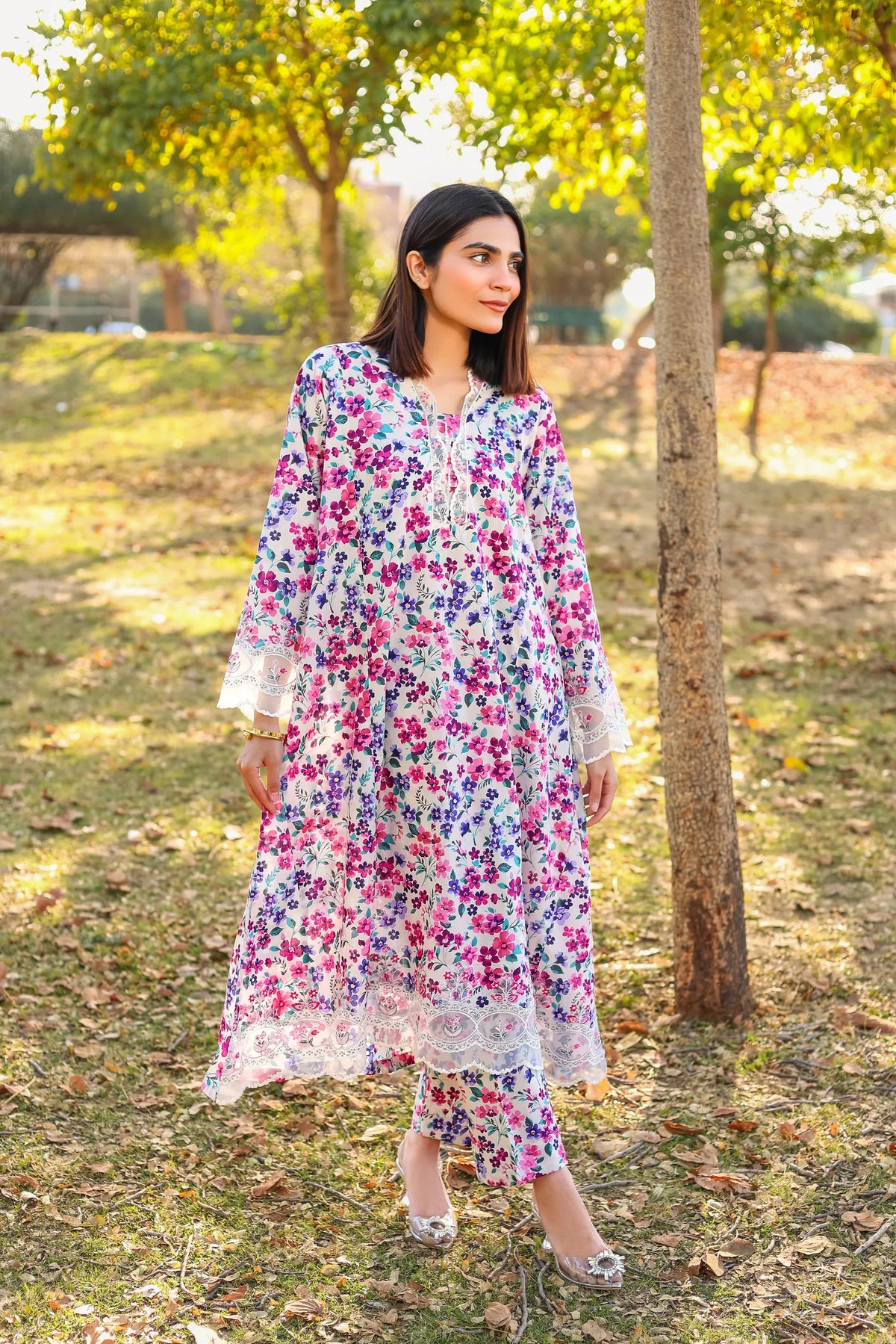 Blossom - Embroidered 2 Piece Stitched Lawn Dress