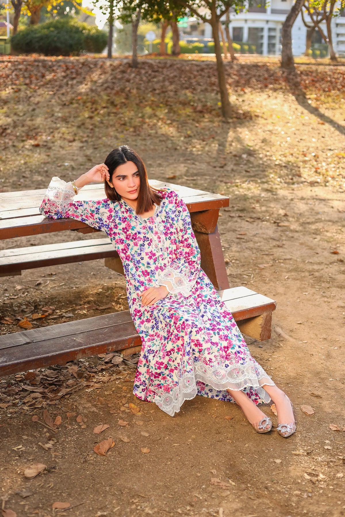 Blossom - Embroidered 2 Piece Stitched Lawn Dress