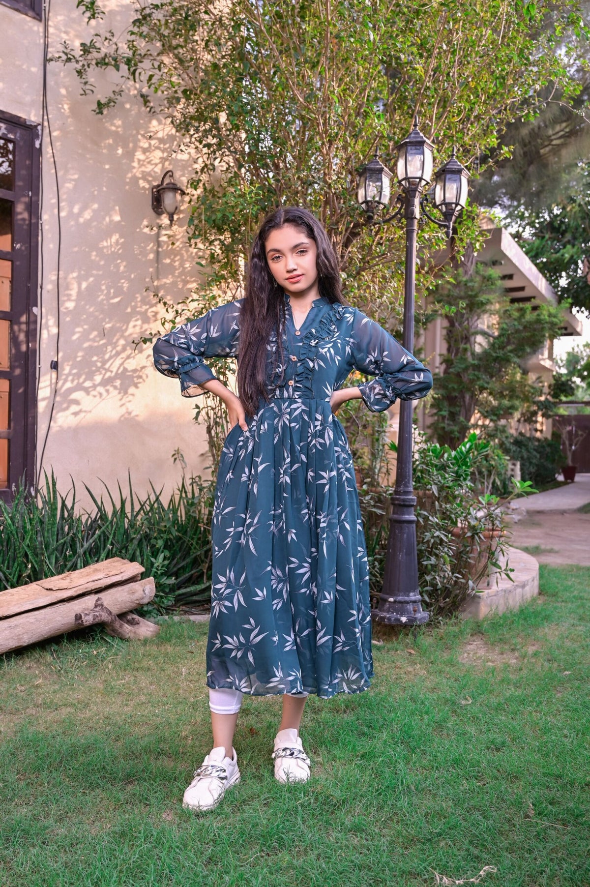 Casual Maxi Dress For Girls # 12-023