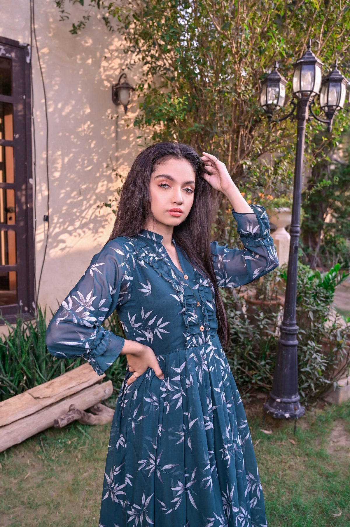 Casual Maxi Dress For Girls # 12-023