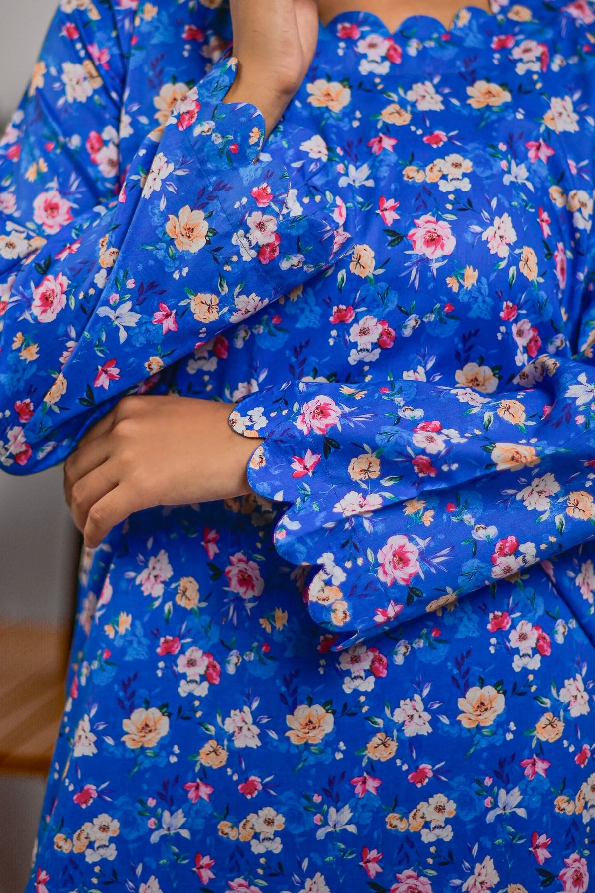 Flora Blue - Lawn Printed 2 Piece