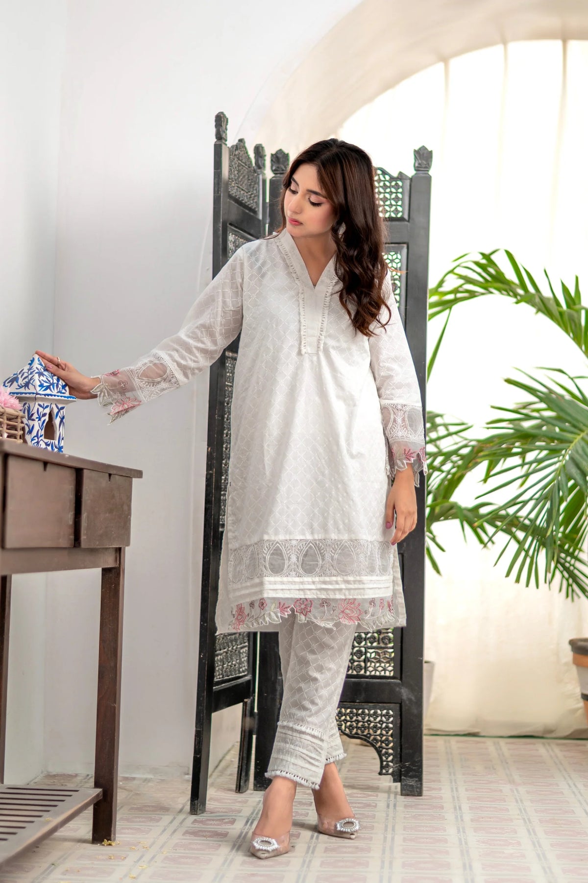 CATMINT - Luxury Embroidered 2-Piece Lawn Dress