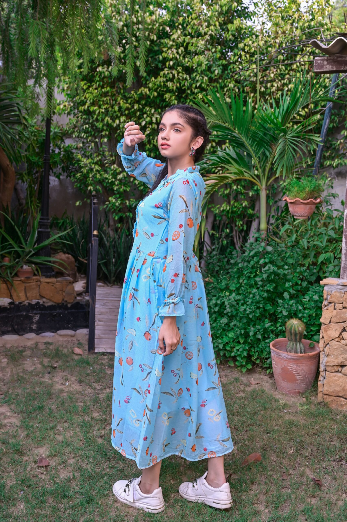 Casual Maxi Dress For Girls # 10204
