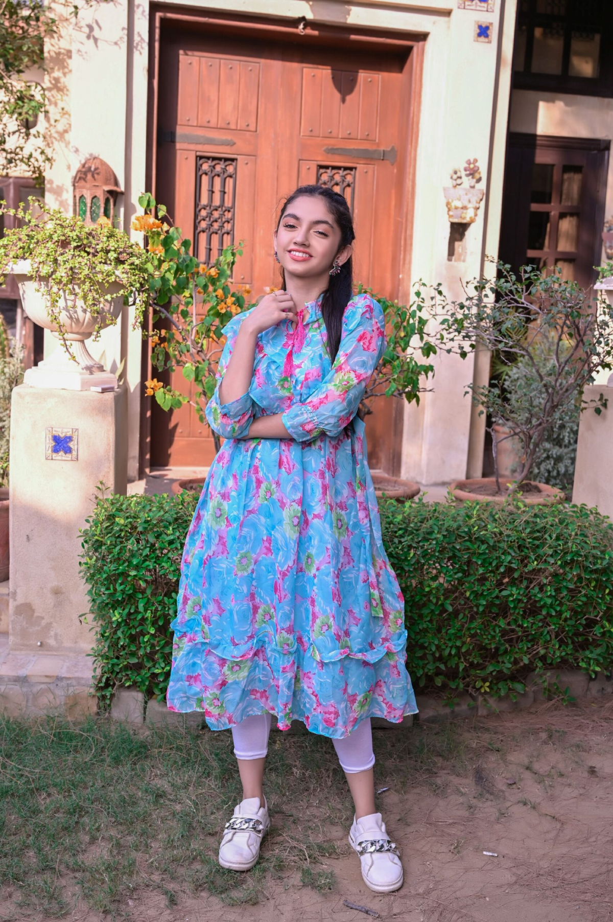 Casual Maxi Dress For Girls # 10205