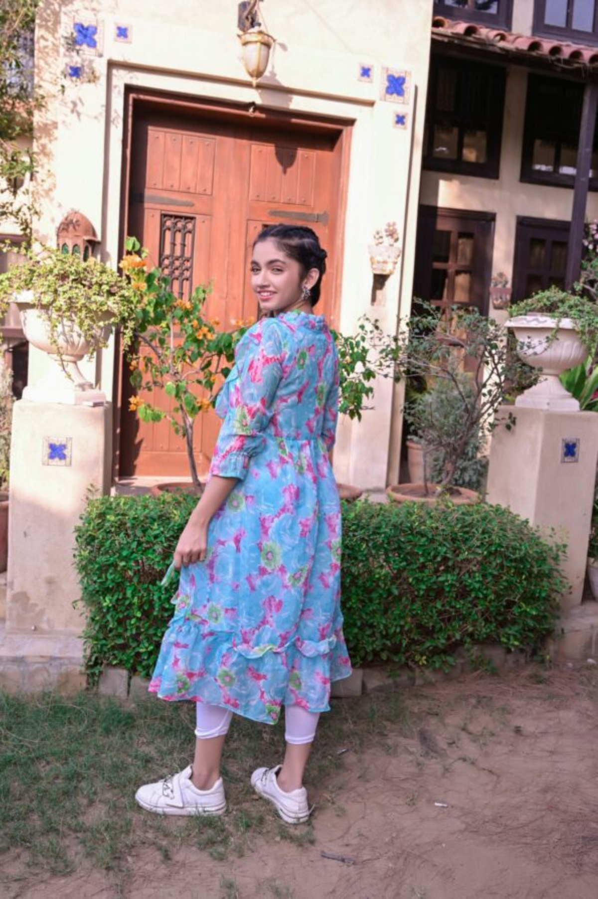 Casual Maxi Dress For Girls # 10205