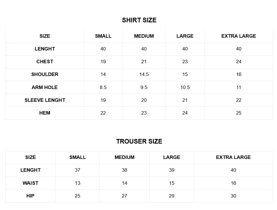 Size Guide
