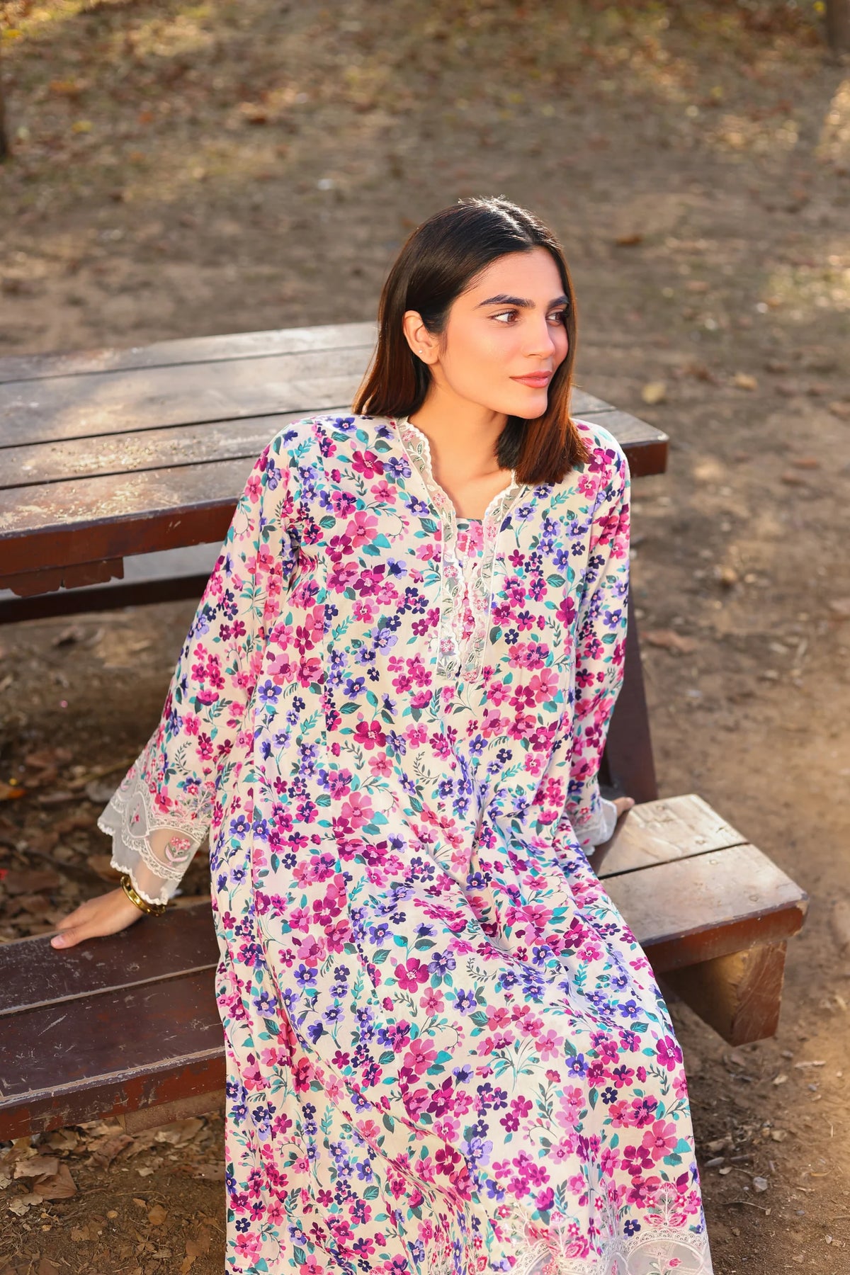 Blossom - Embroidered 2 Piece Stitched Lawn Dress
