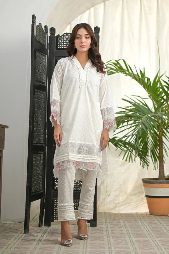 CATMINT - Luxury Embroidered 2-Piece Lawn Dress